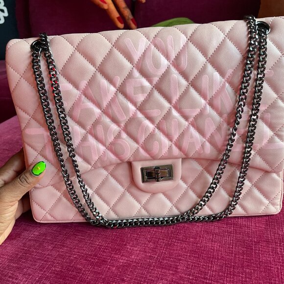 Saturday House YFLTC Large Quilted Bag — Clueless Pink — NWOT - Picture 2 of 11
